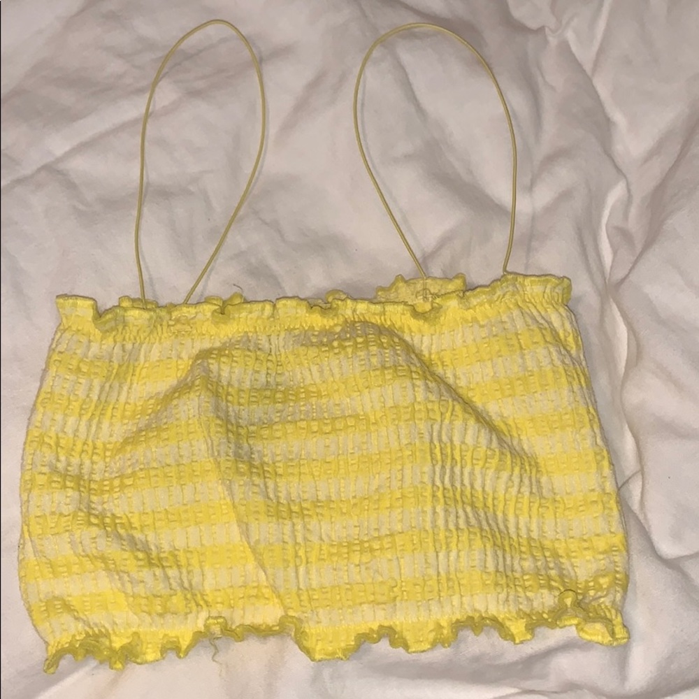 Urban outfitters yellow crop